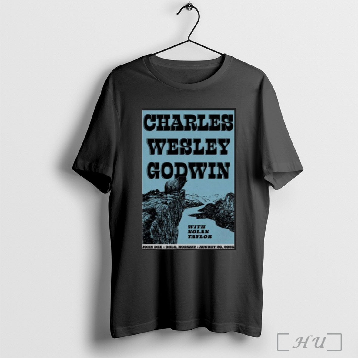 Officials Charles Wesley Godwin Live Aug 2025 John Dee Oslo Poster T Shirt