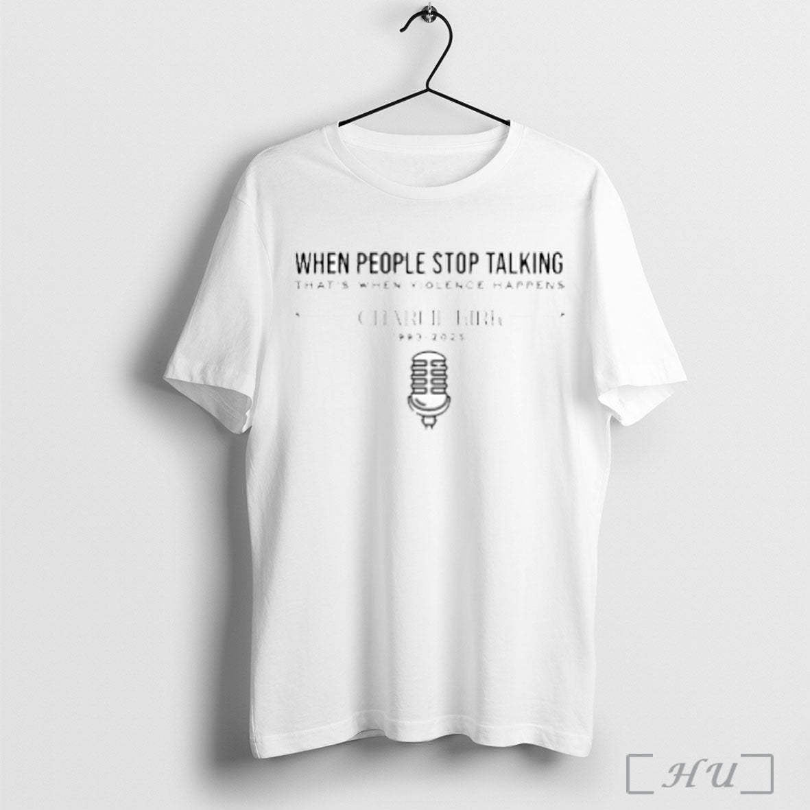 Officials Charlie Kirk 1993 2025 When People Stop Talking T Shirt Sweatshirt Png