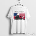 Officials Charlie Kirk A True Patriot Turning Point Usa Flag T Shirt