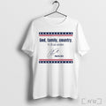 Officials Charlie Kirk God Family Country In That Order T Shirt