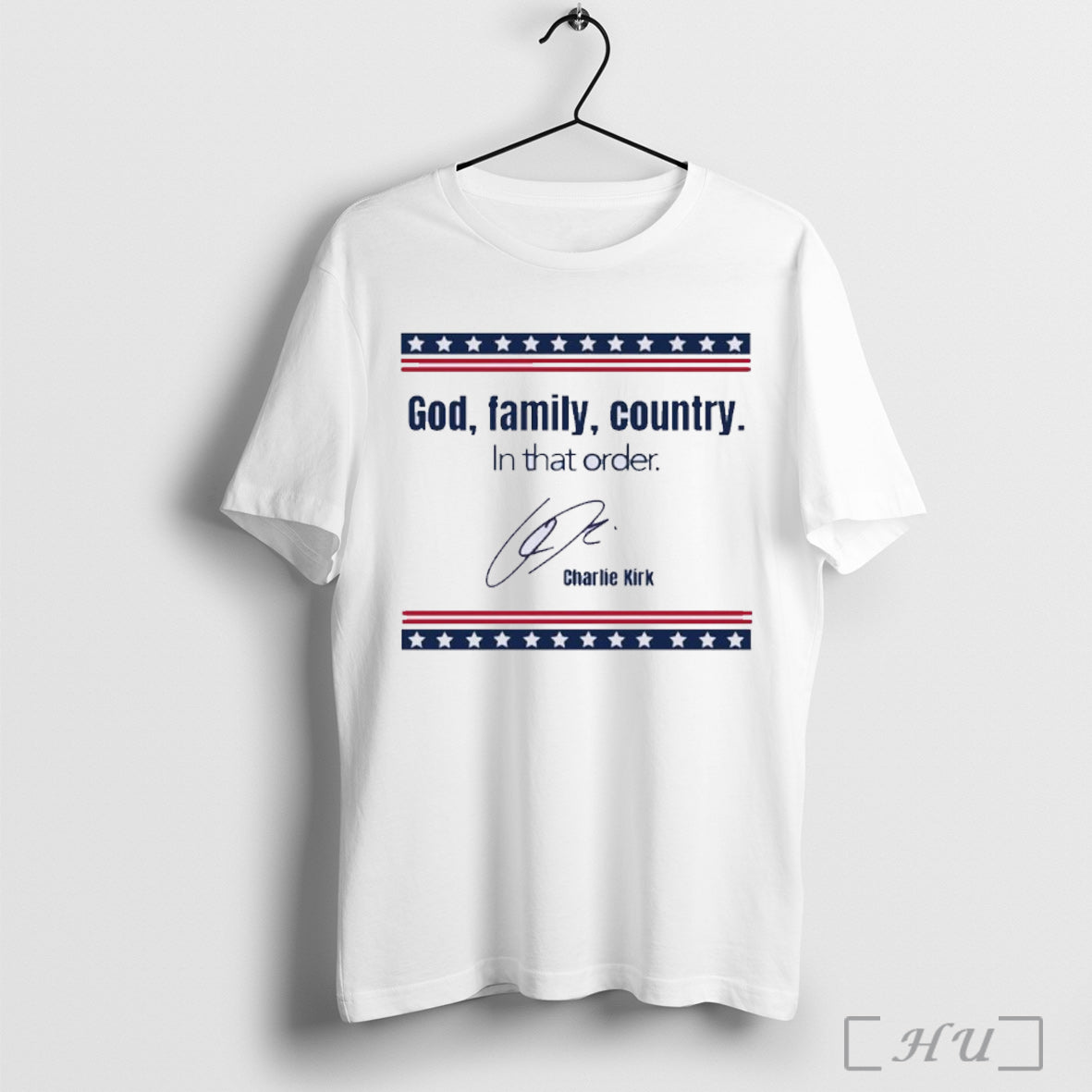 Officials Charlie Kirk God Family Country In That Order T Shirt