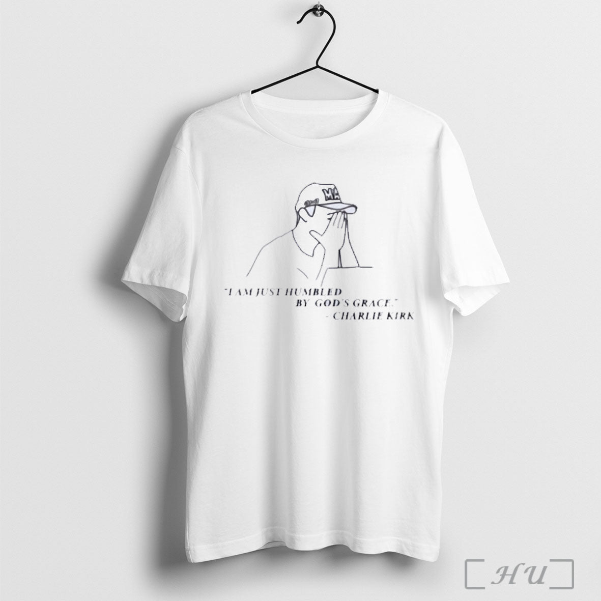 Officials Charlie Kirk I Am Just Humbled By Gods Grace Classic Mens T Shirt