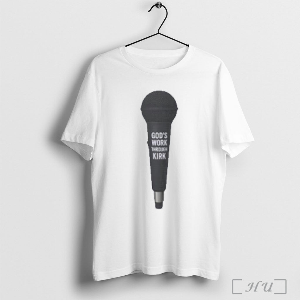 Officials Charlie Kirk Mic Faithful Servant American Hero T Shirt
