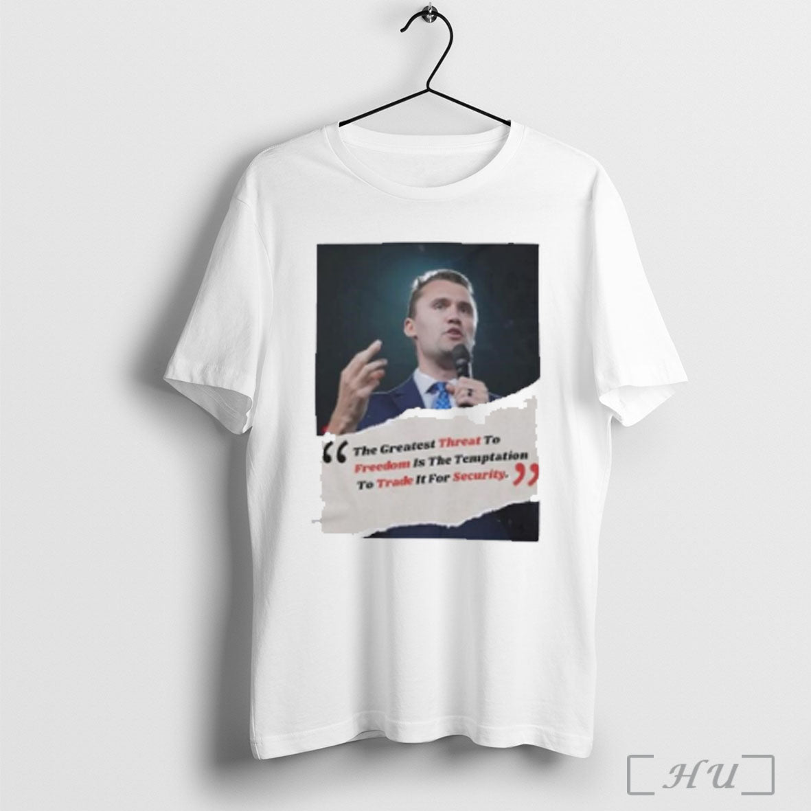 Officials Charlie Kirk Threat Freedom Trade Security T Shirt