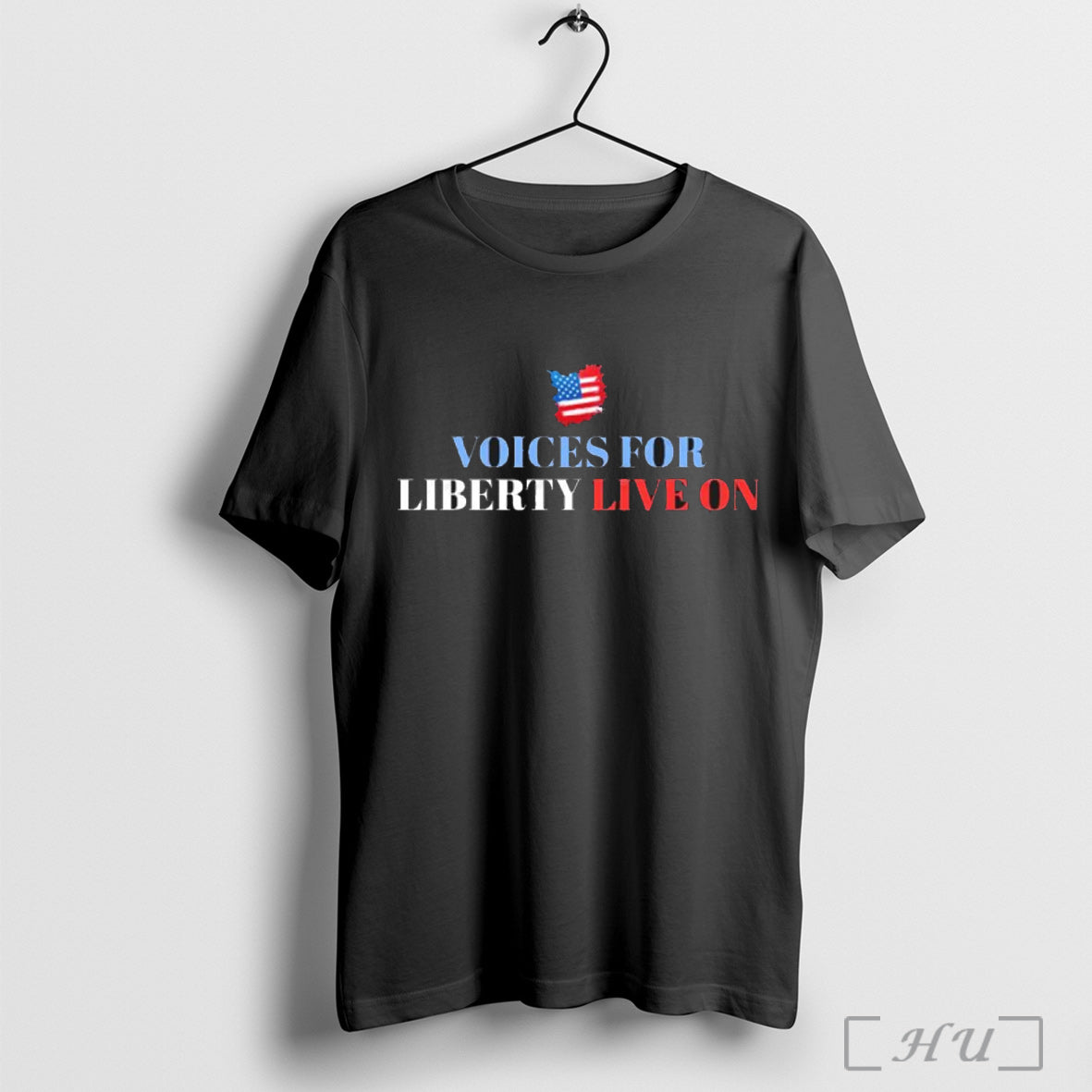 Officials Charlie Kirk Voices For Liberty Live On Inspirational Freedom T Shirt