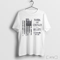 Officials Charlie Kirk Worlds Are Stronger Than Bullets 1993 2025 T Shirt
