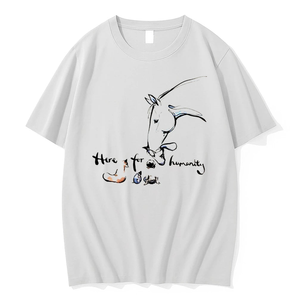 Officials Charlie Mackesy Here For Humanity Tee Premium T Shirt