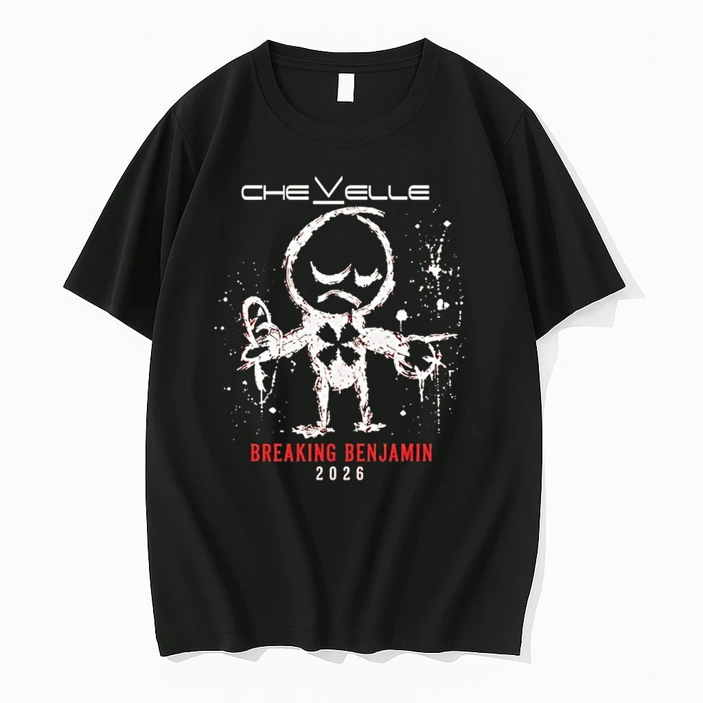 Officials Chevelle And Breaking Benjamin 2026 Tour Premium T Shirt