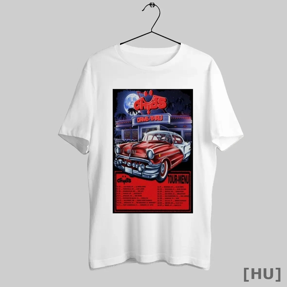 Officials Chibs Tour Menu 2025 T Shirt