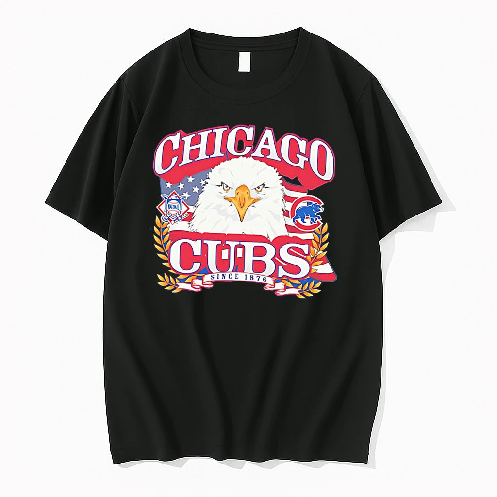 Officials Chicago Cubs Americana Eagle Celebrating Americas 250th Tee T Shirt Sweater