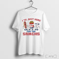 Officials Chicago Cubs Cubbie Here For The Snacks T Shirt