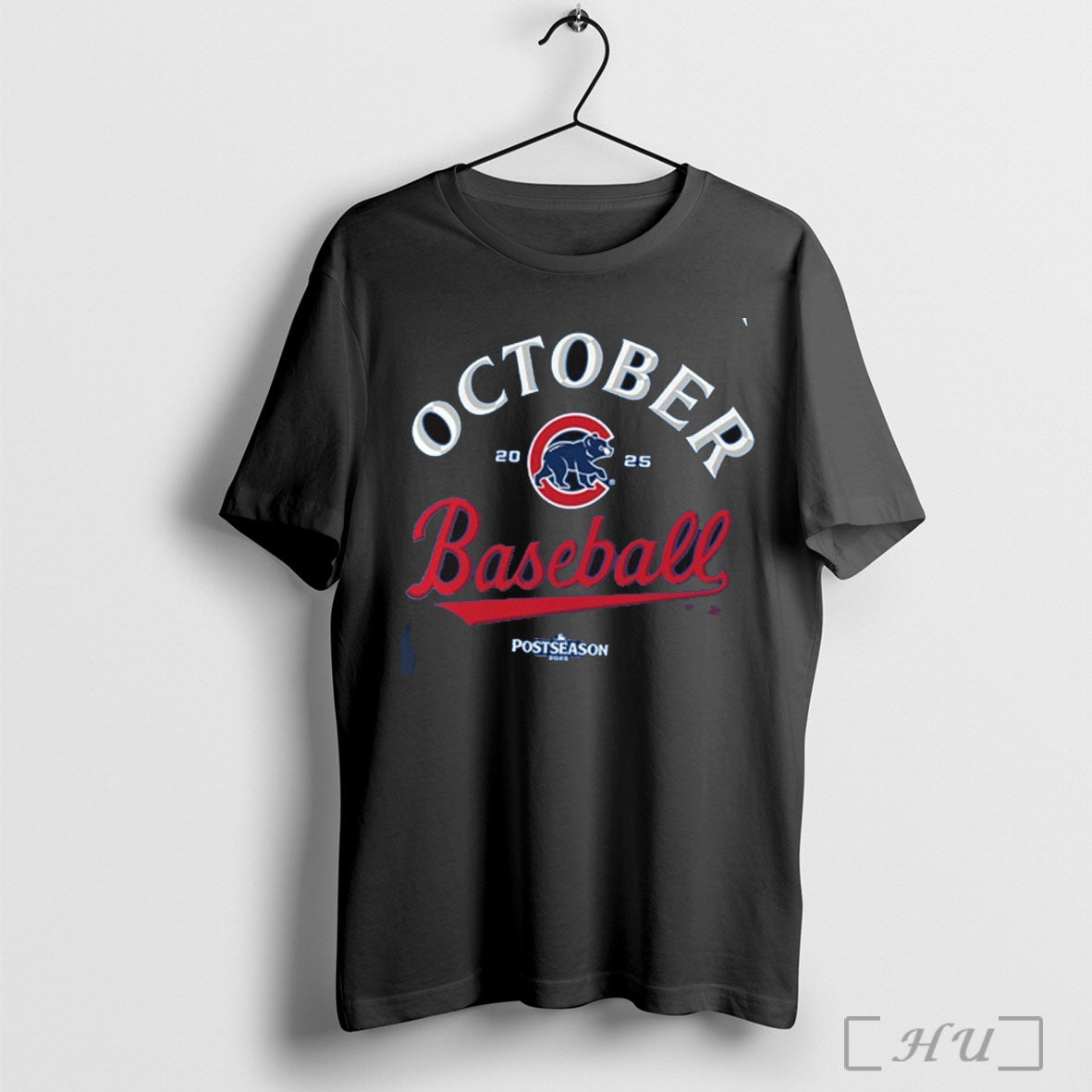 Officials Chicago Cubs Mlb 2025 Postseason October Baseball Participant Fan Gear T Shirt