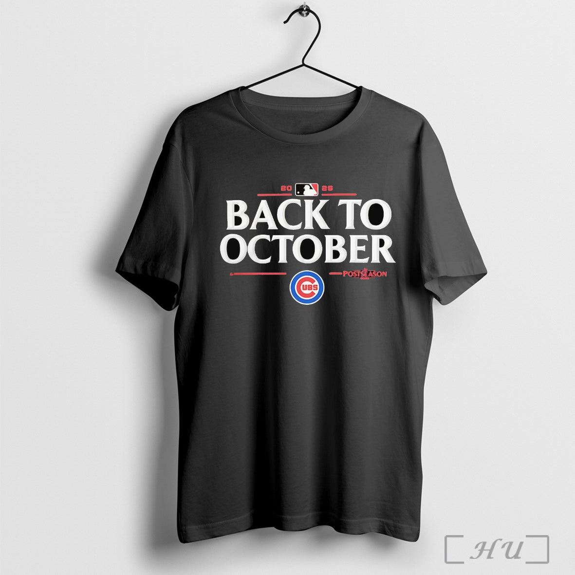 Officials Chicago Cubs Back To October 2025 Mlb Postseason T Shirt