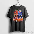 Officials Chicago Sports Teams City Skyline Bears And Cubs T Shirt