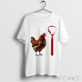 Officials Chicken And Red Necktie T Shirt