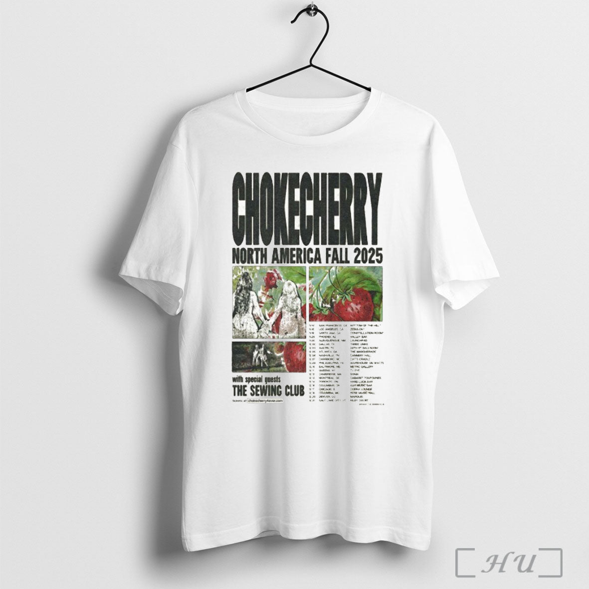 Officials Chokecherry The Sewing Club North America Fall 2025 Tour Dates T Shirt