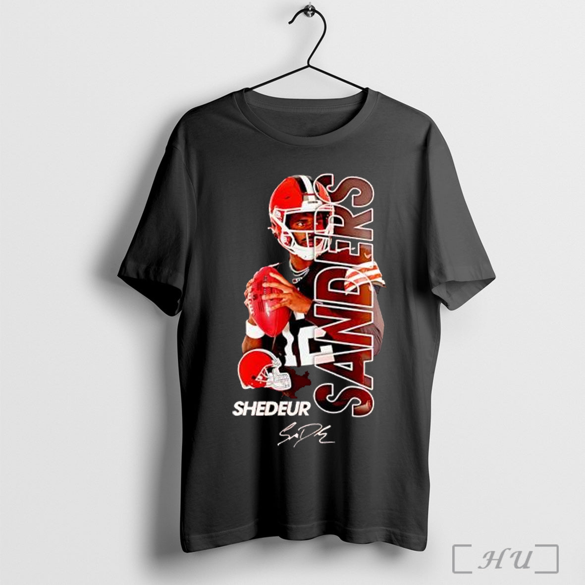 Officials Cleveland Browns Shedeur Sanders Signature Baseball T Shirt
