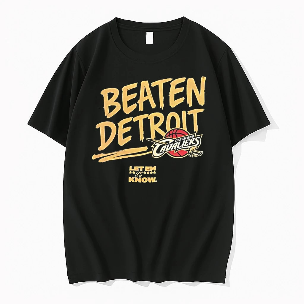 Officials Cleveland Cavaliers Beaten Detroit Let Em Know T Shirt Sweater