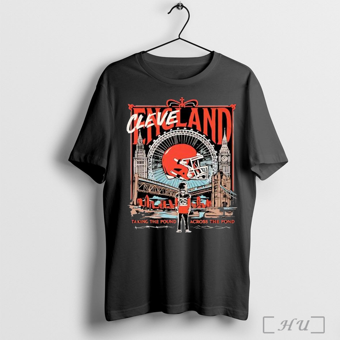 Officials Cleveland England Taking The Pound Across The Pond T Shirt