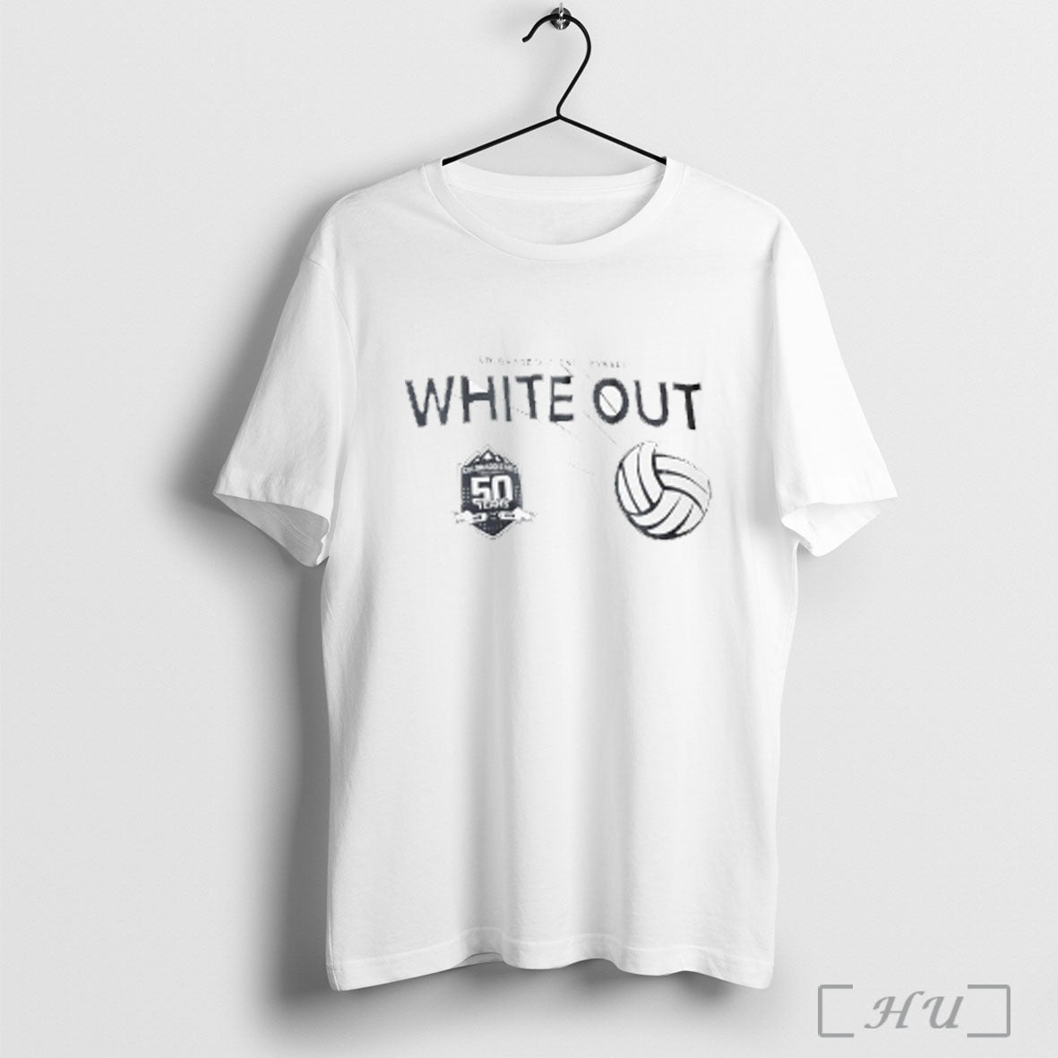 Officials Colorado State Volleyball White Out 50 Years 1975 2025 T Shirt