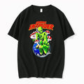 Officials Cosmic Intruder Alien Smoking With Mushrooms Premium T Shirt