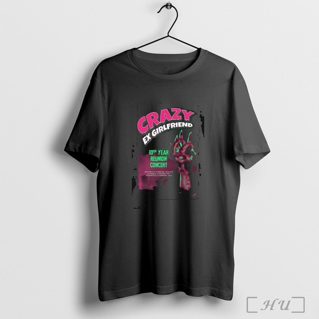 Officials Crazy Ex Girlfriend 10ish Year Reunion Concert Us 2025 T Shirt