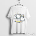 Officials Cute Alien Cats Spaceship T Shirt