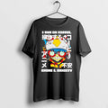 Officials Cyberpunk Gamer I Run On Coffee Anime And Anxiety Premium T Shirt