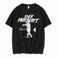 Officials Dak Prescott Dallas Cowboys Name Number Pose Signature Tee Premium T Shirt