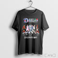 Officials Dallas Sports Teams Legends Way Abbey Road Signatures T Shirt