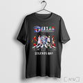 Officials Dallas Sports Teams Cross The Legend Way Signature T Shirt