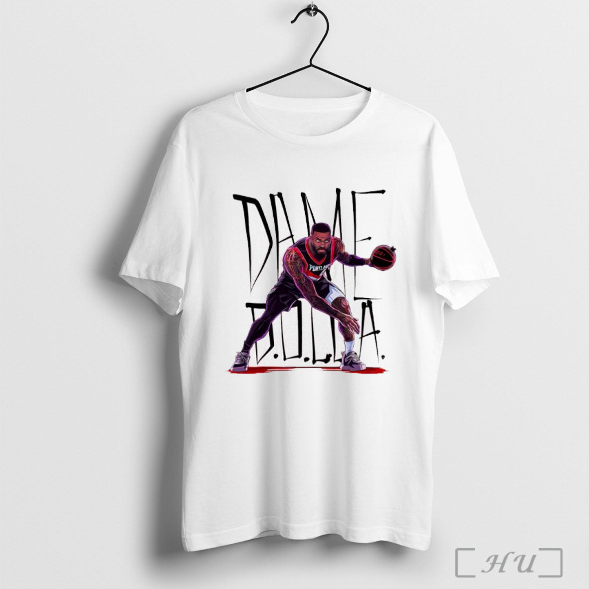 Officials Damian Lillard Basketball Dame Time Superstar Moment Graphic T Shirt