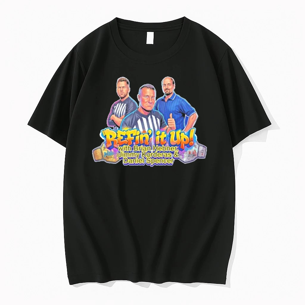 Officials Daniel Spencer Refin It Up With Brian Hebner Jimmy Korderas Daniel Spencer