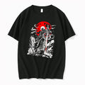 Officials Dark Fantasy Warrior With Bloody Sword And Red Moon Battlefield Mens