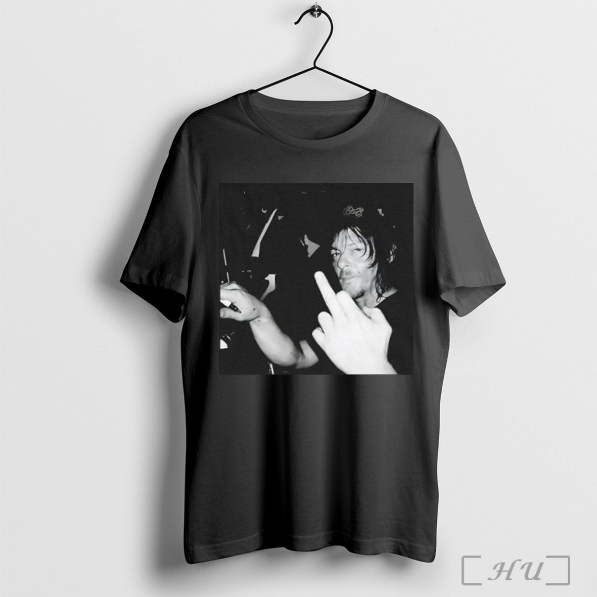 Officials Daryl Dixon Middle Finger Graphic T Shirt
