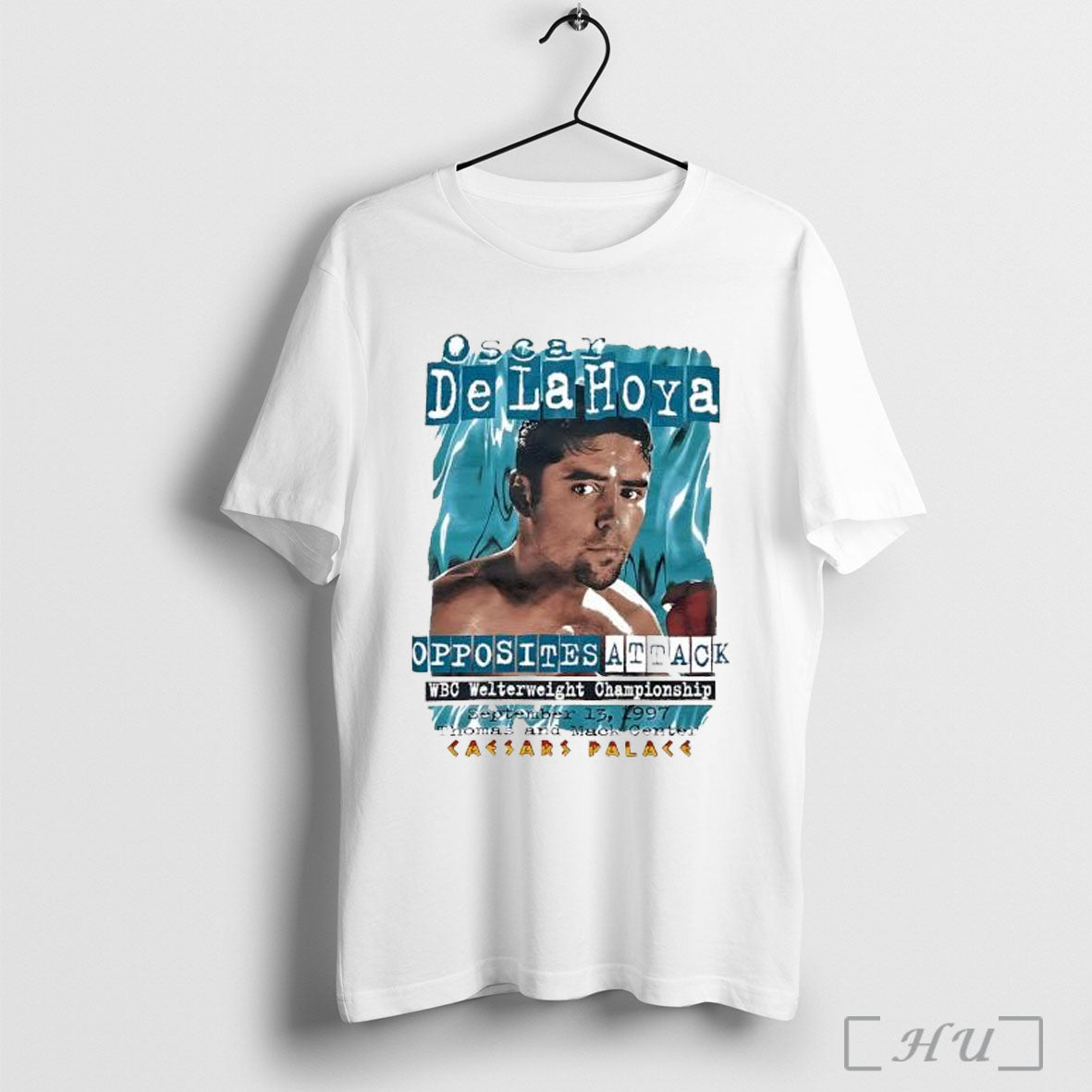 Officials De La Hoya Oscar Hector Camacho Souvenir Opposites Attack T Shirt