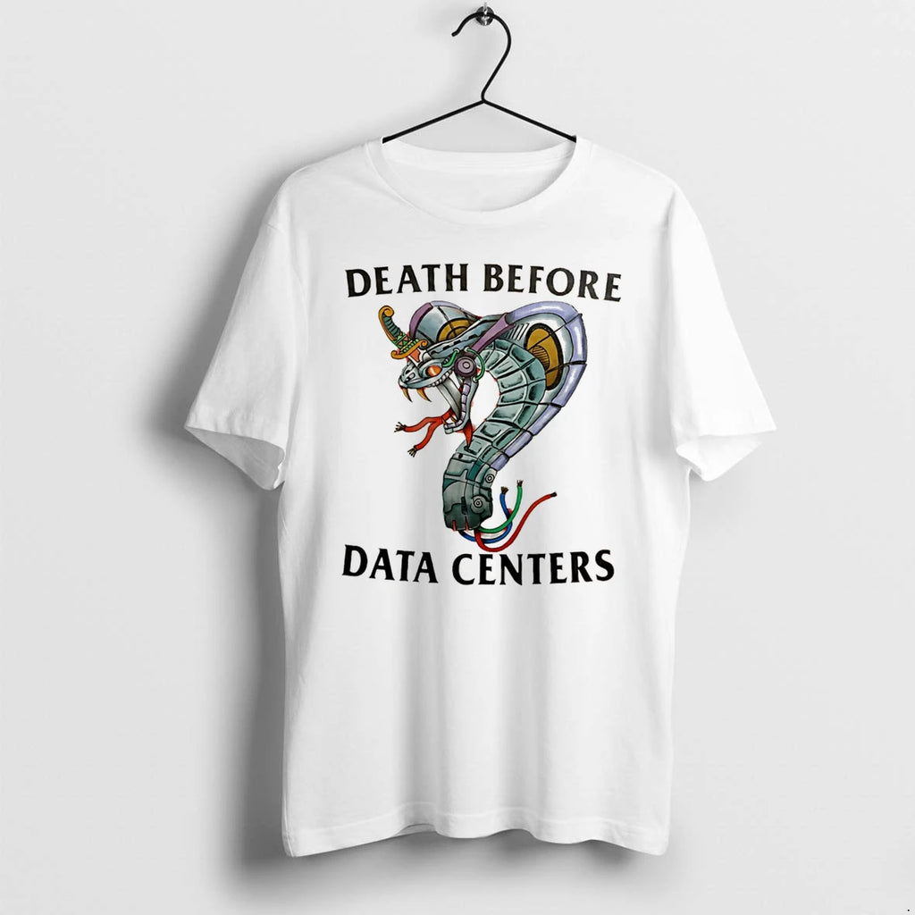 Officials Death Before Data Centers Cybernetic Snake Tee Premium T Shirt