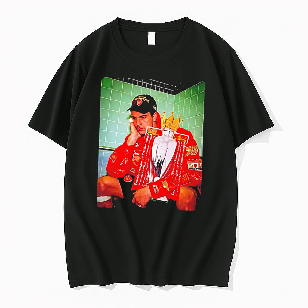 Officials Declan Rice And Trophy Arsenal 2026 Premier League Champions Graphic Tee T Shirt Sweater