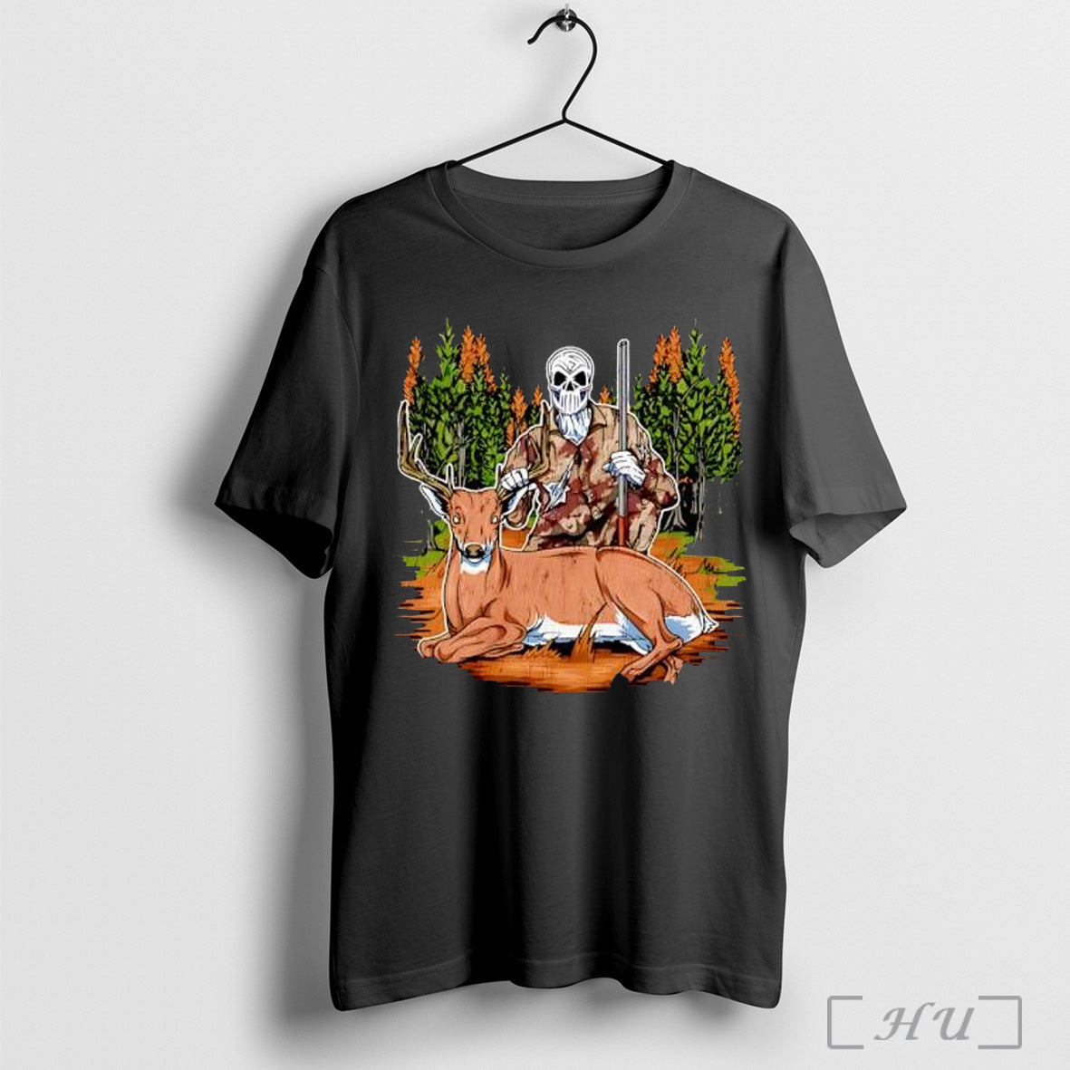 Officials Deer Hunting Hunter Skeleton T Shirt