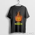 Officials Denver Nuggets Flaming Pumpkin Halloween 2025 T Shirt