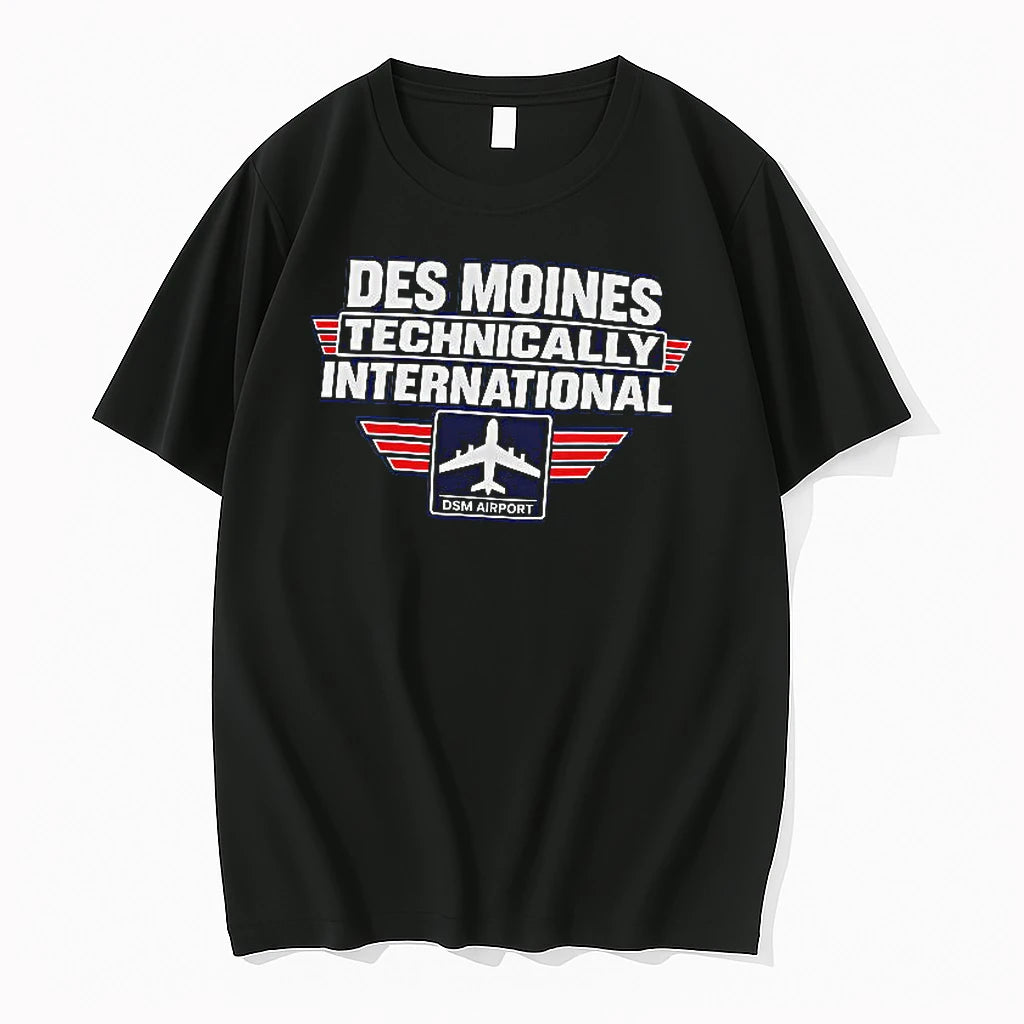 Officials Des Moines Technically International Airport T Shirt Sweater