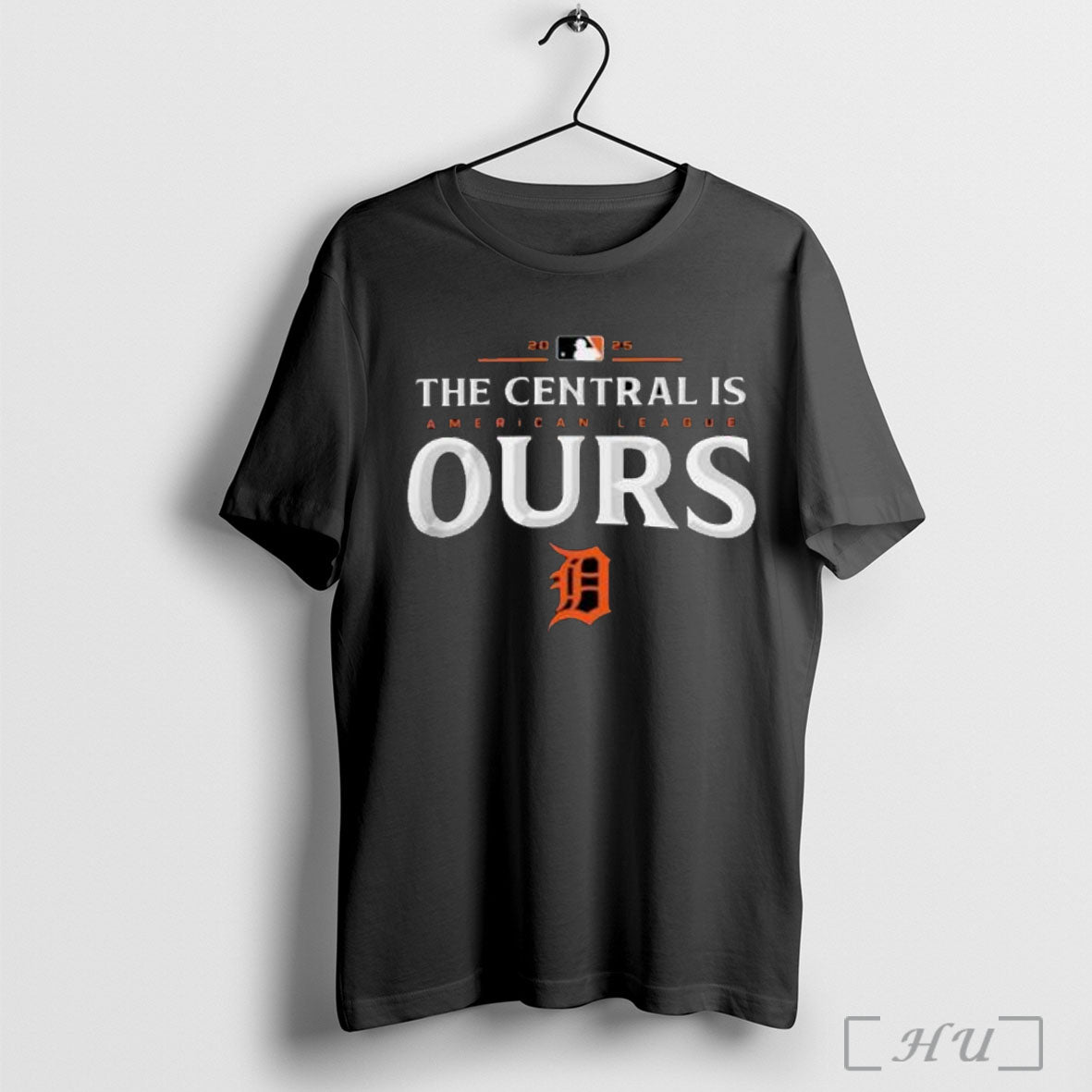 Officials Detroit Tigers 2025 American League The Central Is Ours T Shirt