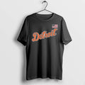 Officials Detroit Tigers 47 Heritage U S Flag Black T Shirt Sweater