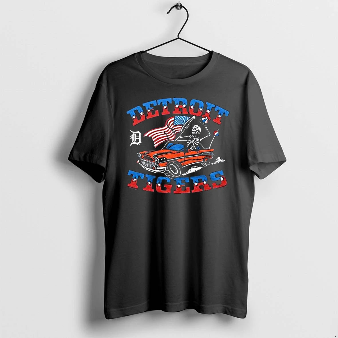 Officials Detroit Tigers Mlb X Grateful Dead X American Black T Shirt Sweater