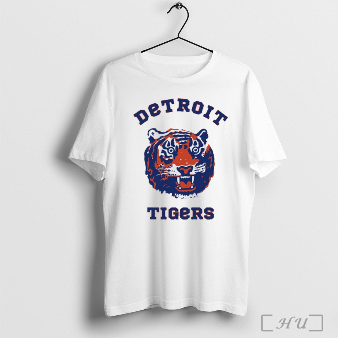 Officials Detroit Tigers Face Parody Logo T Shirt