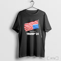Officials Distressed American Flag Trump 24 Verdict Political T Shirt