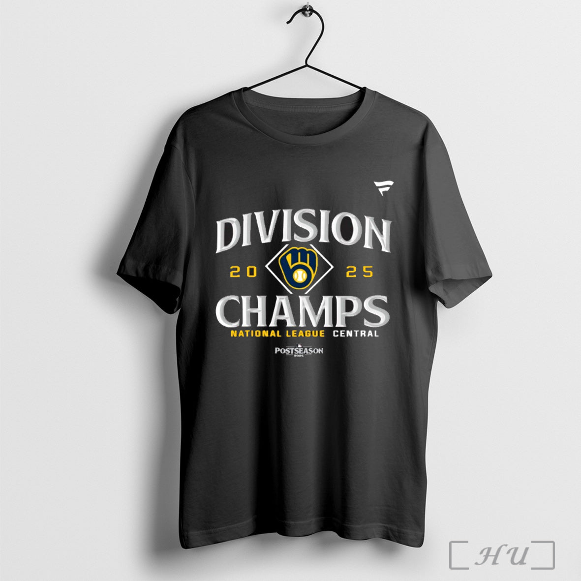 Officials Division Champions 2025 Milwaukee Brewers Mlb Postseason T Shirt