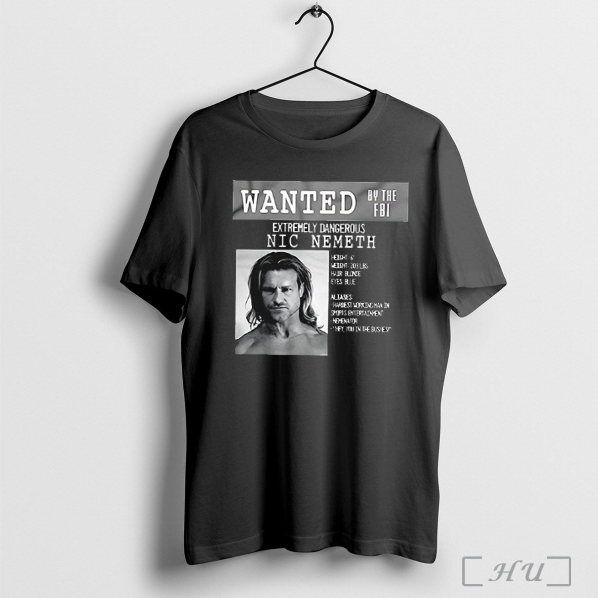 Officials Dolph Ziggler Wanted By The Fbi Extremely Dangerous Nic Nemeth T Shirt