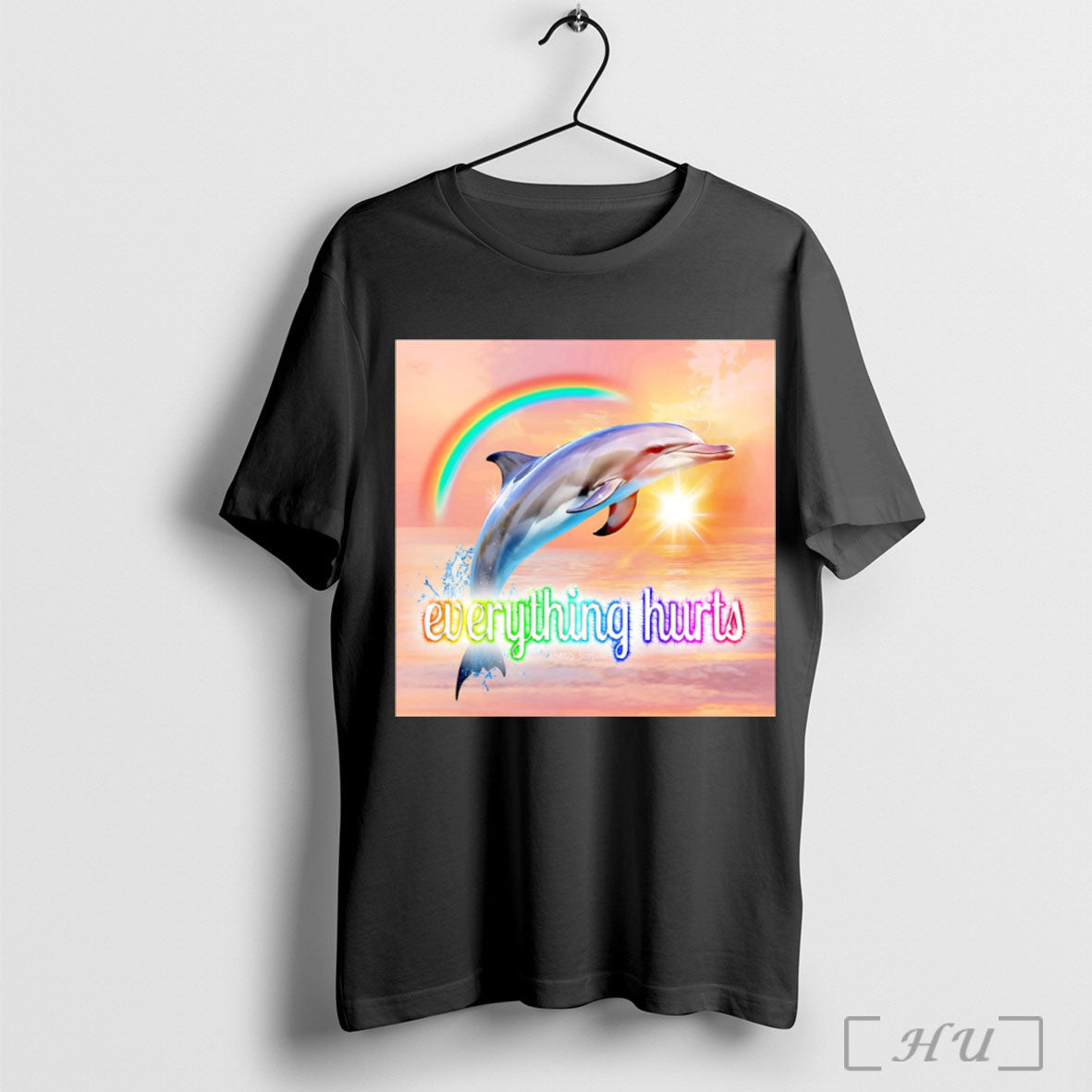 Officials Dolphin Everything Hurts T Shirt