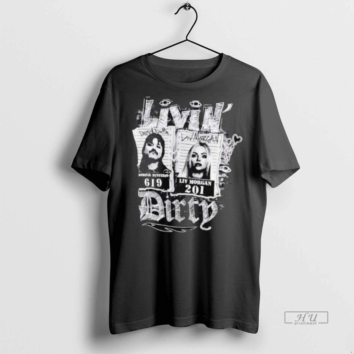 Officials Dominik Mysterio And Liv Morgan Livin Dirty Tee Shirt Sweater